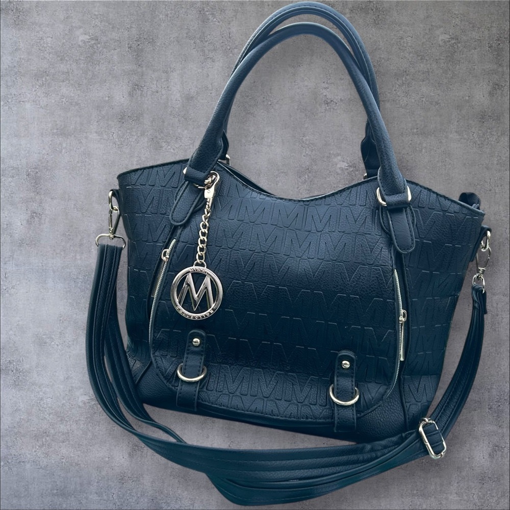 Miak Collection Pleather Satchel. - Picture 5 of 13